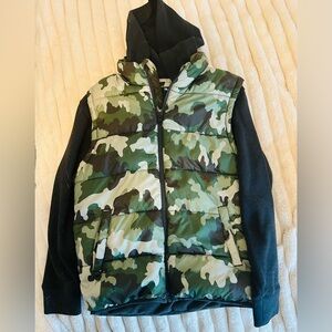 Hurley sweatshirt vest- kids size Large